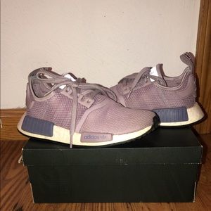 Purple adidas NMDS